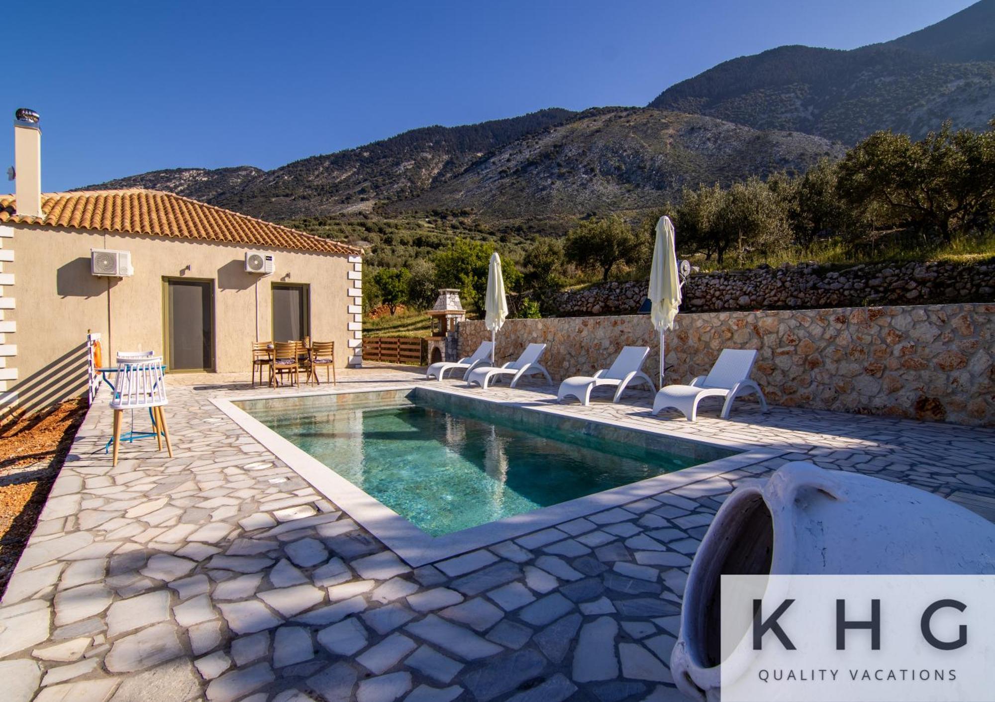 Skoumas Villa Surrounded By Olive Trees! Vlachata Eksteriør billede